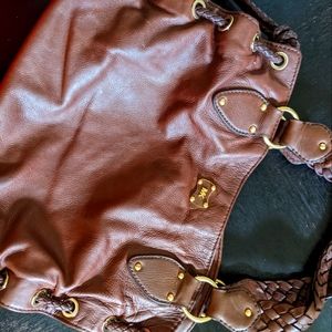 Brown leather Michael Kors bag